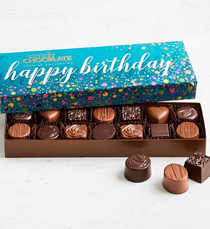 Simply Chocolate Birthday Premier Collection 14pc